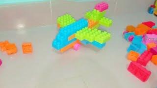 Building a Air Craft  with building blocks #buildingblocks | candy & chocolate unpacking sss