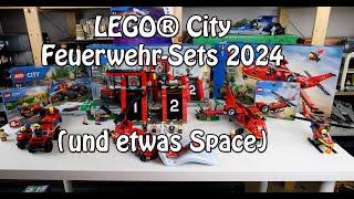 Review LEGO Feuerwehr-Sets 2024 und etwas Space (City 60410, 60411, 60412, 60413, 60414 und 60430)