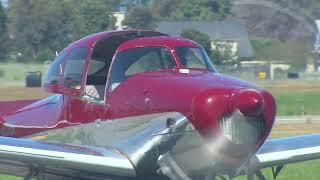 1951 RYAN NAVION N5395K Low Pass & Landing at Hayward