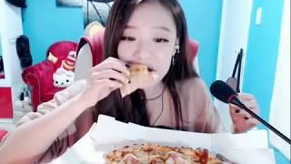 BJ하나 도미노 포테이토피자먹방korean eating showmukbang