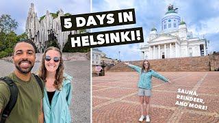 We're in FINLAND!  Helsinki Food + city tour & sauna (in the SUMMER!)