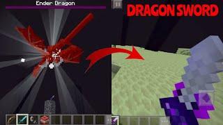 The Ender Dragons New Drop (Overpowered Dragon Sword) in Minecraft PE