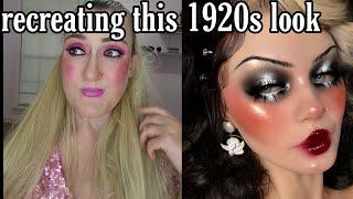 Charmakeupcorner  is live! 1920s makeup look.