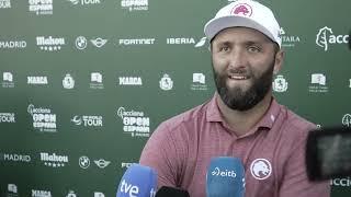 Declaraciones Jon Rahm tras caer en el playoff del ACCIONA Open de España