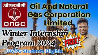 ONGC Internship October 2024: Free Internship for UG & PG Students – Apply Now!