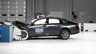 2023 Honda Accord updated moderate overlap IIHS crash test