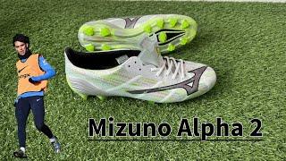 Mizuno Alpha 2 Elite FG Boots Review - On Feet & Unboxing ASMR!