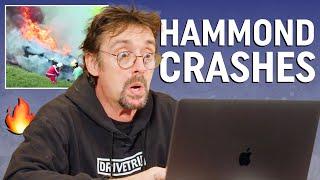 Richard Hammond REACTS to all his crashes