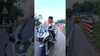 Yamaha r15m funny action #r15 #bike #biker #rider #funnyshorts #viralshorts