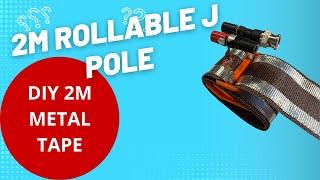 Ultra light weight Waterproof Compact Portable DIY Adjustable 2m J Pole Ham radio Antenna Pota Sota.