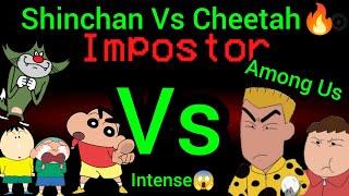 Shinchan Vs Cheetah In Among Us Gone Very Intense Must Watch!!