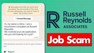 Russell Reynolds Associates Job Scam - Be Aware!