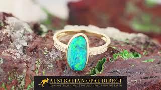 Opal Rings, Opal Wedding Rings, Black Opal Rings - Australian Opal Direct | Worldwide Shipping