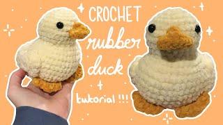 Crochet Rubber Ducky tutorial (fairly beginner friendly amigurumi)