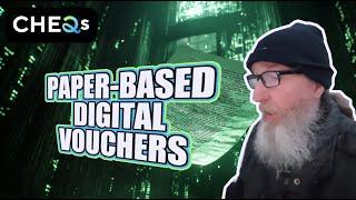 Paper-based digital vouchers