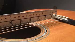 How to read an acoustic neck angle