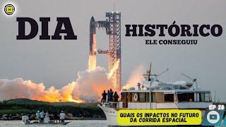 Dia histórico para Space x  e para o mundo- lançamento do starship