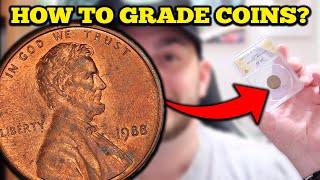 HOW to GRADE YOUR COINS Step by Step!!  ANACS, PCGS, NGC