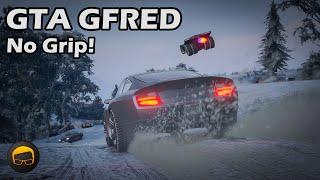 Scrambling For Grip In The Snow - GTA 5 Gfred Scramble