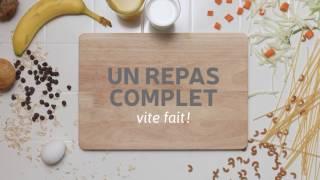 Apprendre à cuisiner en 30 secondes - Un repas complet vite fait!