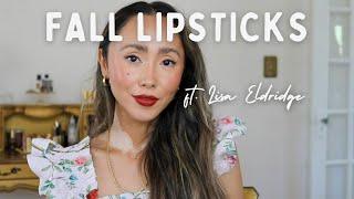 BEST FALL Lipsticks ft. Lisa Eldridge 