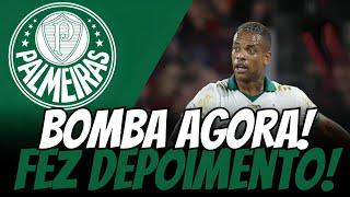 SAIU AGORA! MARCOU DEPOIMENTO APOS ACUSAÇÃO! NOTICIAS DO PALMEIRAS