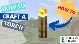 How to Craft a Torch in Minecraft