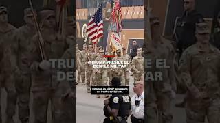Trump preside el desfile militar