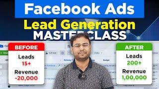 Complete Lead Generation in Facebook Ads (Masterclass) | Umar Tazkeer