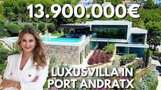 Luxusvilla in Port Andratx Mallorca 13.9 Millionen Euro Tour Rossitza Hantelmann Real Estate