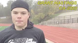 Rubio Long Snapping, Grant Hastings, December 2021