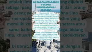 10 Ilmuwan Muslim berpengaruh di Dunia (Ibnu Sina) #ilmuwanmuslim