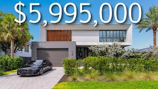 INSIDE A $5,995,000 LUXURY MODERN MIAMI WATERFRONT HOME!! SOUTH FLORIDA LUXURY HOME TOUR