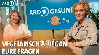 Vegan und vegetarisch: Gesunder Fleischersatz aus Tofu Seitan Soja | Dr. Julia Fischer | ARD Gesund