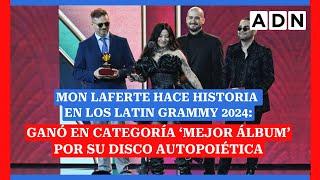 Mon Laferte en los Latin Grammy 2024 ganó en categoría ‘Mejor Álbum’ por su disco Autopoiética