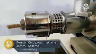 Cold press machine 35mm Sesame oil extraction - oil press machine - PERSSEH