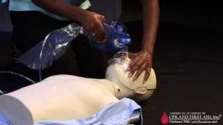 CPR Training Video - How to Use a Bag Mask for Ventilation