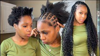 HOW TO: *DETAILED* Install Crochet Boho Locs At Home | Ft. Lockbraids