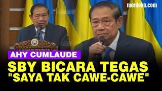 SBY Bicara Tegas Usai AHY Lulus Cumlaude Gelar Doktor Saya Tidak Cawe Cawe!