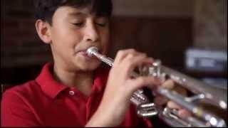 James Cruzada Alleva 10 year old trumpet prodigy