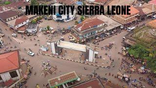 Makeni city Sierra Leone. Driving around this beautiful town.