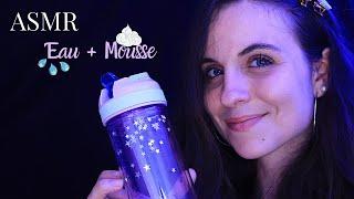 ASMR |De l'EAU et de la MOUSSE dans tes oreilles  (+ whispers, tapping)