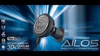 JTLEGEND Ailos Kooling Mag Fast Wireless Car charger Thematic Video