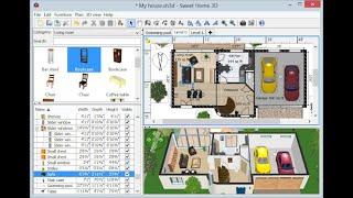 Sweet Home 3D | Step by Step tutorial | Part 1 | 3D elevation | floor plan to 3D elevation