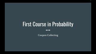 9-9 Hat Matching Problem (First Course in Probability)