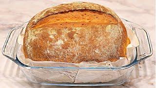 Mein Großvater hatte recht. Brot in 5 Minuten. Ich kaufe kein Brot mehr! Brot backen.