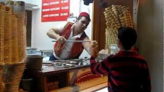 Turkish Ice cream in Dubai funny