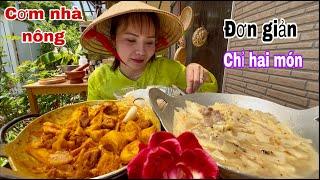 Em nấu bữa cơm nhà nông hai món từ măng tre đậm chất nhà nông tại Nhật Bản