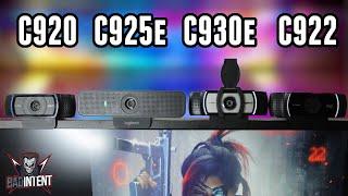 Logitech C920 vs C925e vs C930e vs C922