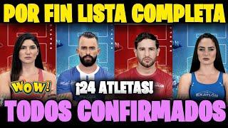 ¡POR FIN LISTA COMPLETA TODOS LOS 24 ATLETAS CONFIRMADOS PARA EXATLON ESTADOS UNIDOS!